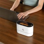 Siming Flame Aromatherapy Machine Home Bedroom Silent Atmosphere Light Humidifier Flame Diffuser Home Decor - Image 3